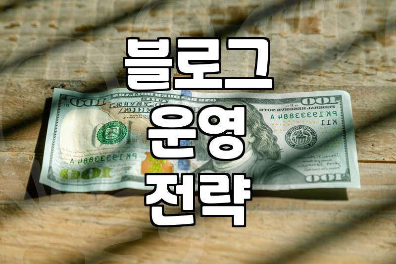 블로그로 월 100만원 버는 현실적인 방법